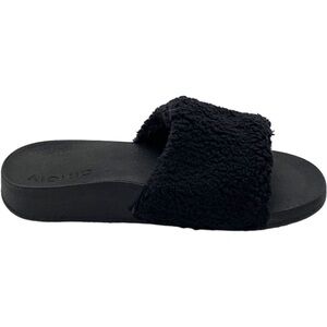 Vionic Adjustable Cozy Slide Slippers Keira Black. Worn A Few Times Size 8